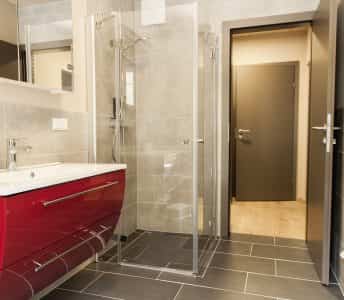 Hotel Friedlwirt Dusche Bad WC